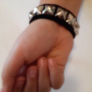 Funk Plus Studded Velvet Bracelet Adjustable Funk Plus